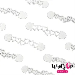 Heart Chain Stencils, 2 ark, (40 stk) Whats Up Nails